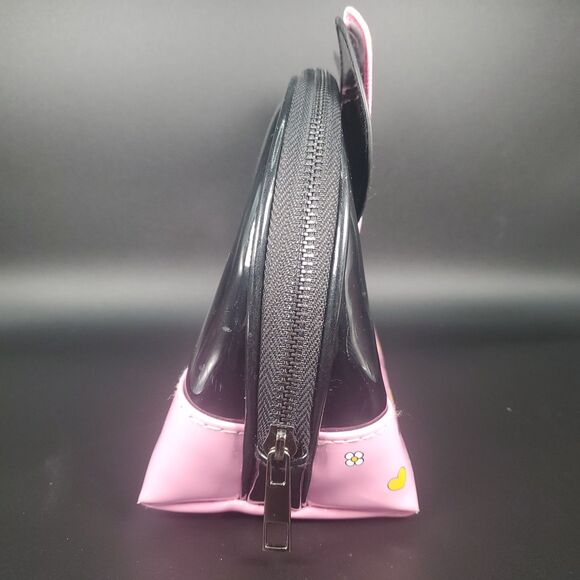 Minnie Mouse Crème Shop Pink Cosmetic Bag Makeup Case Disney Ears Bow - Picture 3 of 5